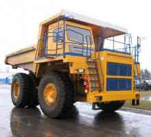 BelAZ-7555 kamion s izvatkom: specifikacije i priručnik