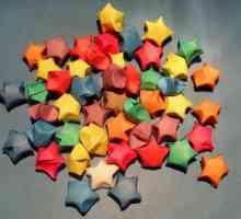 Lucky paper star (origami): majstorska klasa