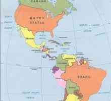 Sjeverna, Srednja i Južna Amerika: područje, stanovništvo, lokacija