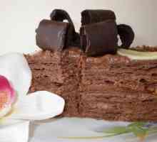 Čokolada `Napoleon`: recept tortu s fotografijom