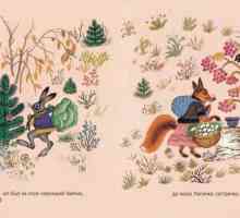 Bajka `` Hare and the Fox` je posao za djecu