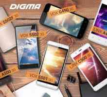 Smartphones `Digma`: recenzije, opis, značajke