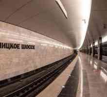 Podzemna željeznica `Pyatnickoe shosse`. Mitino Distrikta