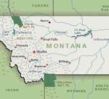 Glavni grad države Montana - ilustracija povijesnim događajima Divljeg zapada