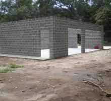 Izgradnja kuće betonskih blokova