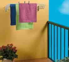 Sušilo za rublje na balkonskom zidu: prednosti, značajke izbora i primjene