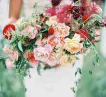 Vjenčani buketi od ruža: stilovi, fotografije