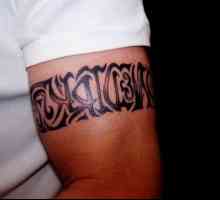 `Narukvica` tetovaža na bicepu: vrijednost i mogućnosti