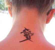 Tattoo znakovi na vratu: značenje simbola