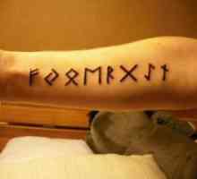 Runes tetovaže: značenje, sorte
