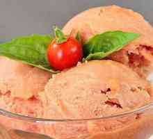 Sladoled rajčice: recept za kuhanje. Povijest izgleda sladoleda rajčice