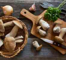 Pecen krumpir s gljivama: recept s fotografijom