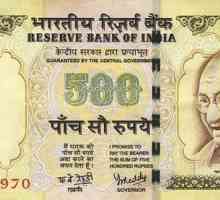 Valuta Indije: ime, stopa na rublje
