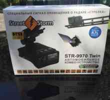 DVR s antiradarom Street Storm STR-9970 Twin: specifikacije, recenzije