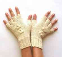 Pletene rukavice kao pribor