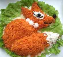 Ukusna i originalna salata `Fox coat`