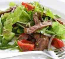 Ukusna salata s kuhanom govedinom: recepti, sastav, metode kuhanja i recenzije