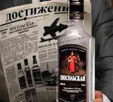 Vodka `Posolskaya`. Sastav, proizvodnja, cijena