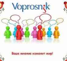 "Upitnik": recenzije o mjestu. Voprosnik.ru: zarada na plaćene online ankete