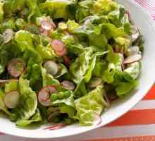 Zelena salata s limunovim sokom. Kuhanje recepata