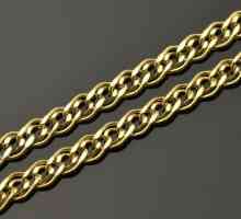 Ženski zlatni lanci: vrste tkanja, uzorka, izbor