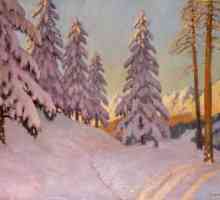 Zima: slike ruskih umjetnika. A mraz izvan prozora je plavo-plava ...