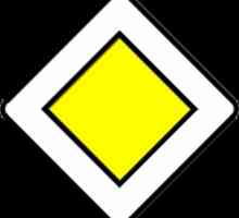 Znak `Glavna cesta`: smjer i zona djelovanja
