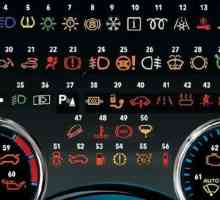 Upoznavanje automobila: označavanje ikona na nadzornoj ploči