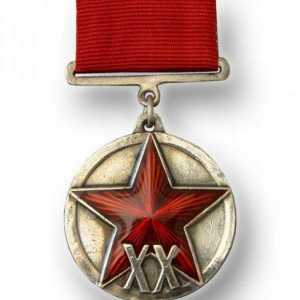 "20 Godina Crvene armije" - medalja i njegove sorte