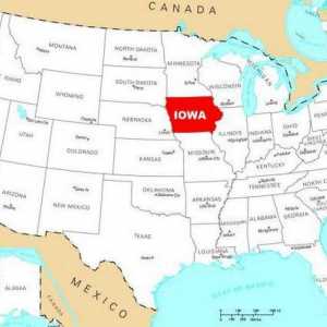 Iowa (država): zemljopisni položaj, broj stanovnika, glavni gradovi