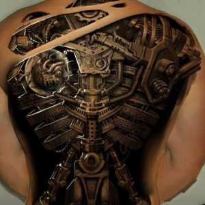 Stvarni smjer u tetovaži je steampunk. Značajke stila