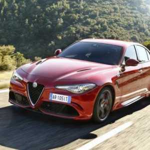 "Alfa Romeo Giulia": karakteristike, opis, fotografija