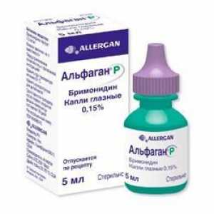 `Alphagan` (kapi za oči): upute za uporabu i recenzije