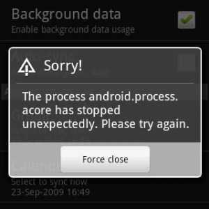 Android.process.acore - došlo je do pogreške: kako mogu popraviti? Uzroci, upute za rješavanje…