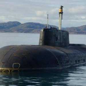 "Antey", podmornica: tehnička svojstva