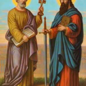 Apostol Petar i apostol Pavao. Prvorođenici apostoli Petar i Pavao