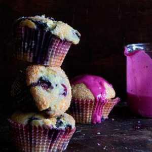Aromatski torta od borovnice: recept za muffine