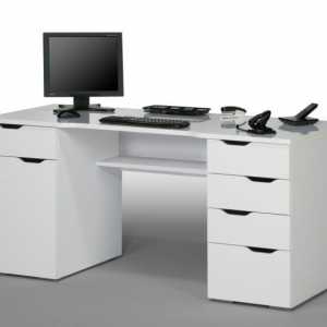 Bijeli stolovi za pisanje: funkcionalno i estetski