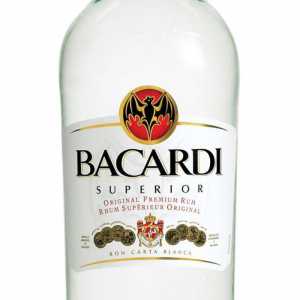 Bijeli rum `Bacardi Superior`. Kokteli s `Bacardi Superior`