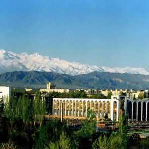 Bishkek je glavni grad Kirgistan. Karta grada Biskupa. Bishkek - odmor