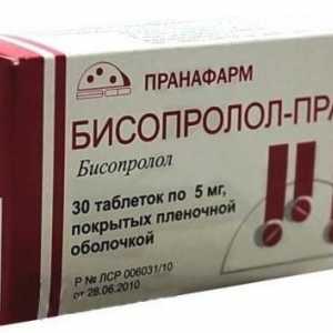 "Bisoprolol-Prana": indikacije za uporabu, analozi, recenzije, upute za uporabu.…