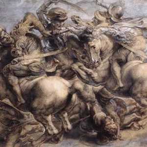 "Bitka Anghiarija" - nedovršeni rad Leonardo da Vincija