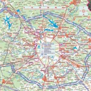 Središnja cestovna cesta Moskovske regije - shema i obilježja objekta