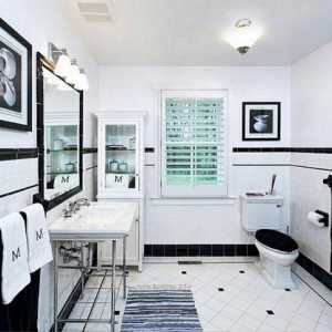 Crna i bijela kupaonica: fotografija, ideja, savjeti
