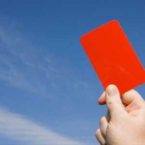 Što znači crveni karton u nogometu? Crvena karta u nogometu: statistika i pravila