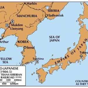 Bitka za Tsushima 1905. Morska bitka u Japanu. Tsushima Strait