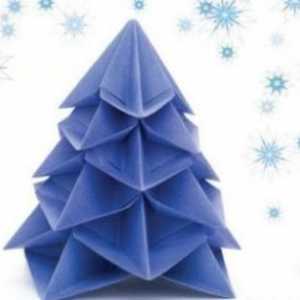 Izrada božićnih drvca s papira: nekoliko opcija za proizvodnju