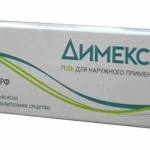 "Dimexid" (gel): indikacije za uporabu, upute, analozi, recenzije