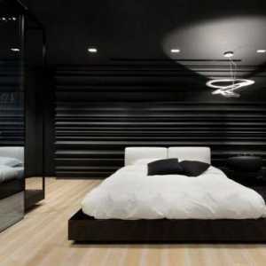 Crno-bijeli dizajn spavaće sobe: stilska rješenja i pravila dizajna