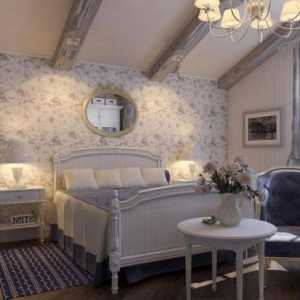 Dizajn spavaće sobe u stilu Provence: foto dekoracija